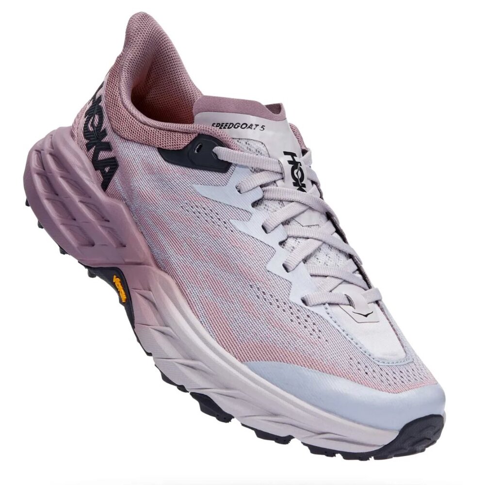 HOKA Women's Speedgoat 5 Trail Running Lavender Elderberry Lilac Sz 9.5B, NWT